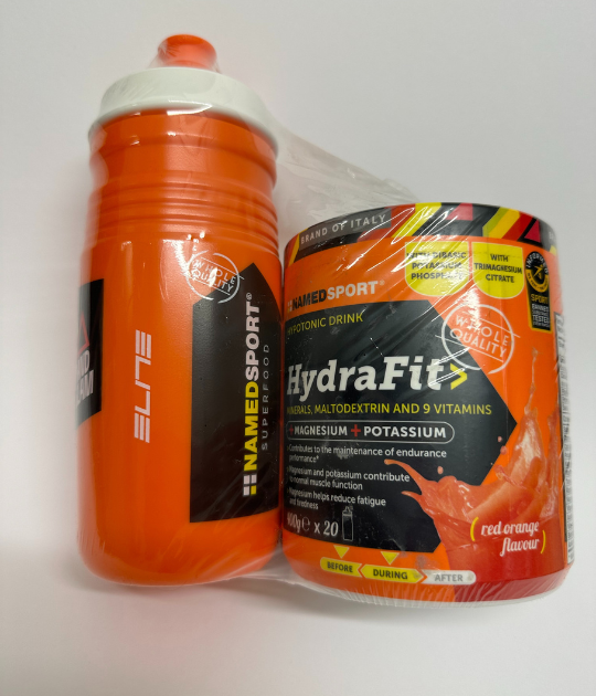 NAMEDSPORT HYDRAFIT> 400GR + SPORTBOTTLE HYDRA2PRO 2022