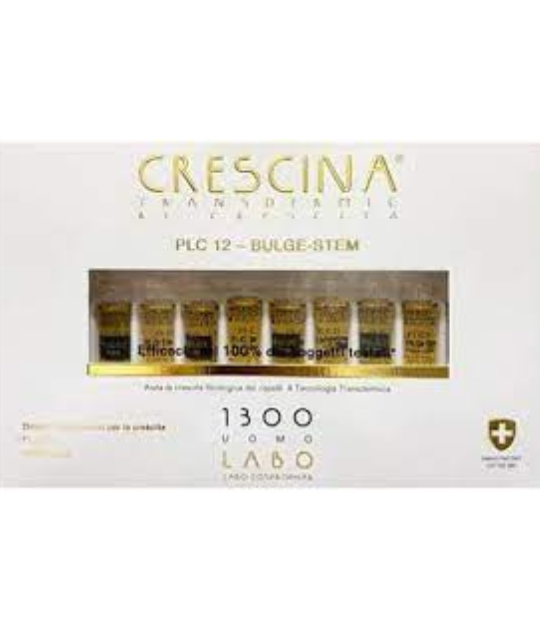 Crescina PLC12 BULGE STEM Ri-Crescita  1300 Uomo (20 Fiale)